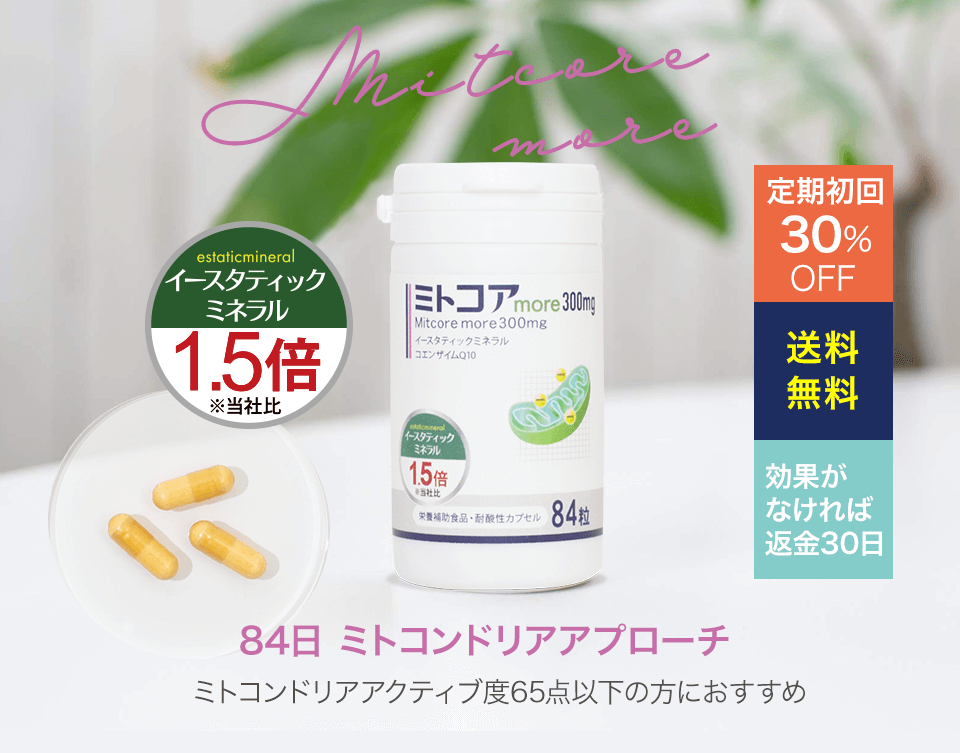 新品未開封 ミトコアmore 300mg - 健康食品