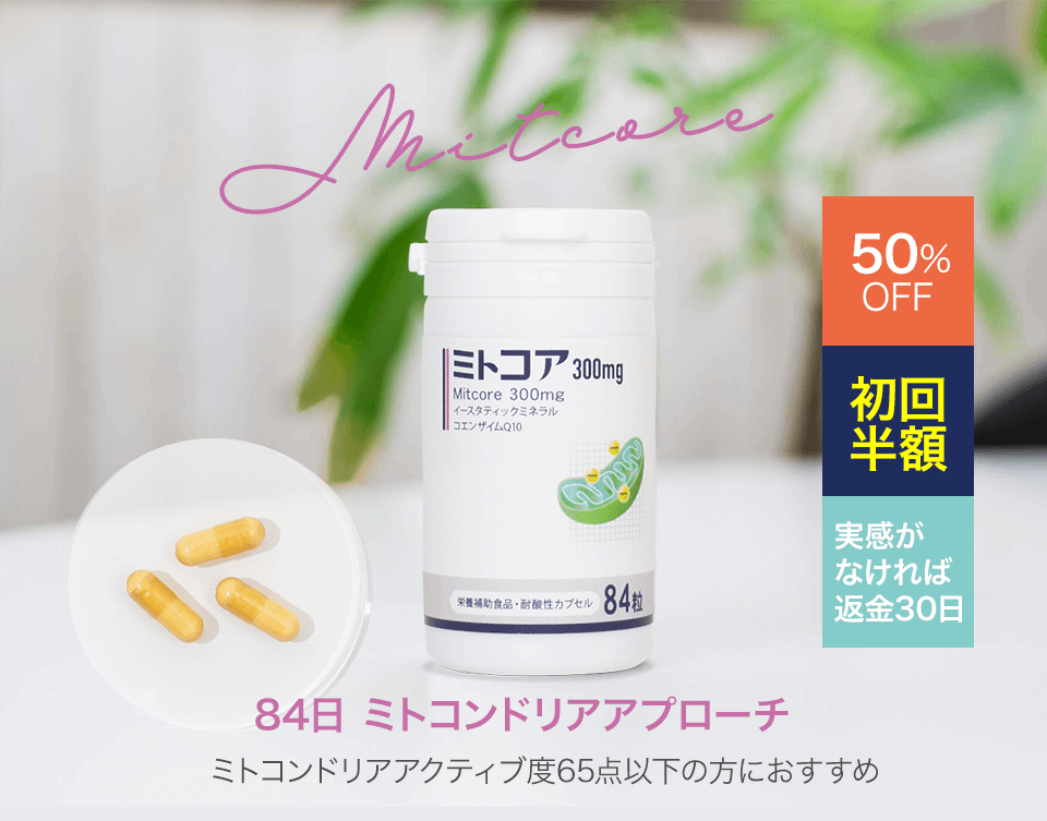 キャンペーン特価 ミトコア300mg 84粒 - 健康用品